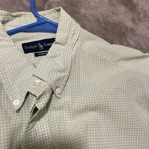 Ralph Lauren Green Checkered Shirt